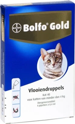Bayer Bolfo Gold 40 Anti Vlooienmiddel - Kat - 0 Tot 4 Kg - 4 Pipetten 24 Bayer Bolfo Gold 40 Anti Vlooienmiddel - Kat - 0 Tot 4 Kg - 4 Pipetten -Katten Benodigdheden Winkel 729x1200 4