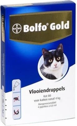 Bayer Bolfo Gold 40 Anti Vlooienmiddel - Kat - 0 Tot 4 Kg - 4 Pipetten 20 Bayer Bolfo Gold 40 Anti Vlooienmiddel - Kat - 0 Tot 4 Kg - 4 Pipetten -Katten Benodigdheden Winkel 734x1200 2