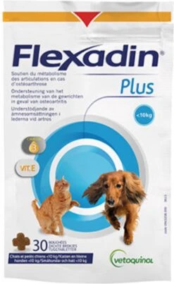 Flexadin Gewricht Supplement Flexadin Plus Kleine Hond En Kat - 90 Brokjes
