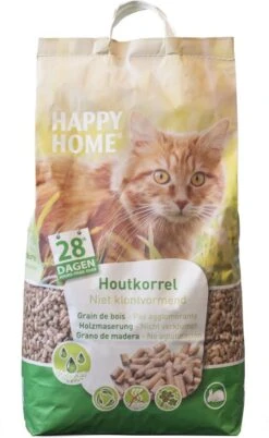 Happy Home Natural Wood - Kattenbakvulling - 20 L 7 Happy Home Natural Wood - Kattenbakvulling - 20 L -Katten Benodigdheden Winkel 738x1200