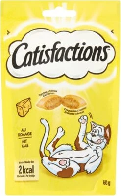 Catisfactions Kattensnoepjes - Kaas - Kattensnack - 60 G - 1 Zakje -Katten Benodigdheden Winkel 746x1200 2