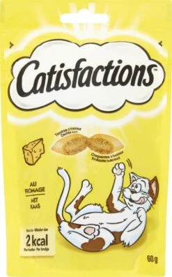 Catisfactions Kattensnoepjes - Kaas - Kattensnack - 60 G - 1 Zakje -Katten Benodigdheden Winkel 746x1200 3