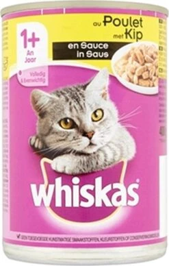 Whiskas Natvoer - Adult - Rund - 12 X 400 Gr -Katten Benodigdheden Winkel 763x1200