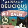 Felix Naturally Delicious Zalm & Spinazie - Kattensnacks - 8 X 50g -Katten Benodigdheden Winkel 772x1200 1