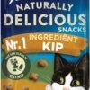 Felix Naturally Delicious Kip & Catnip - Kattensnacks - 8 X 50g -Katten Benodigdheden Winkel 772x1200