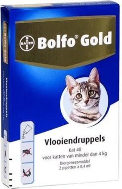 Bayer Bolfo Gold 80 Anti Vlooienmiddel - Kat - > 4 Kg - 4 Pipetten -Katten Benodigdheden Winkel 776x1200 6
