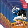 Felix PlayTubes - Kattensnacks - Kip & Lever - 8 X 50g 2 Felix PlayTubes - Kattensnacks - Kip & Lever - 8 X 50g -Katten Benodigdheden Winkel 783x1200