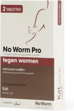 Exil No Worm Pro - Kat - 2 Tabletten -Katten Benodigdheden Winkel 799x1200 14