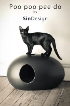 SinDesign Poopoopeedo Kattenbak - Zwart 19 SinDesign Poopoopeedo Kattenbak - Zwart -Katten Benodigdheden Winkel 800x1200 9