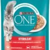 PURINA ONE Katten Natvoer Sterilcat Met Zalm & Wortelen In Saus, 85 G 1 PURINA ONE Katten Natvoer Sterilcat Met Zalm & Wortelen In Saus, 85 G -Katten Benodigdheden Winkel 803x1200