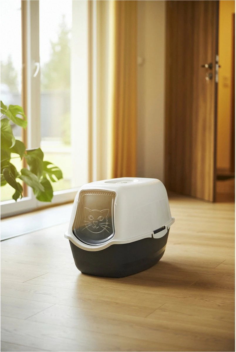 Rotho Bailey - Kattenbak - Zwart/Zand 8 Rotho Bailey - Kattenbak - Zwart/Zand - Afbeelding 6