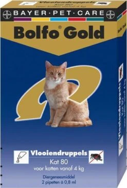 Bayer Bolfo Gold 80 Anti Vlooienmiddel - Kat - > 4 Kg - 4 Pipetten -Katten Benodigdheden Winkel 808x1200 2