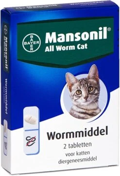 Mansonil All Worm Cat Ontworming - Kat - 2 Tabletten 20 Mansonil All Worm Cat Ontworming - Kat - 2 Tabletten -Katten Benodigdheden Winkel 818x1200 9