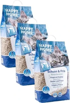 Happy Home Clean Fresh - Kattenbakvulling - 3 X 20 L 5 Happy Home Clean Fresh - Kattenbakvulling - 3 X 20 L -Katten Benodigdheden Winkel 822x1200 3