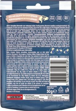 Felix Naturally Delicious Zalm & Spinazie - Kattensnacks - 8 X 50g -Katten Benodigdheden Winkel 826x1200 3