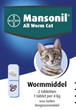 Mansonil All Worm Cat Ontworming - Kat - 2 Tabletten 17 Mansonil All Worm Cat Ontworming - Kat - 2 Tabletten -Katten Benodigdheden Winkel 836x1200 1
