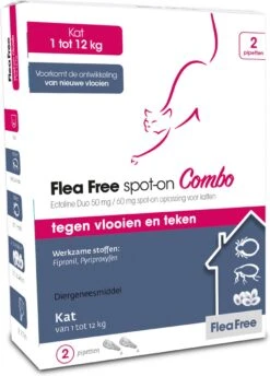 Flea Free Ectoline Duo Kat - Tegen Vlooien En Teken - 2 Pipetten 17 Flea Free Ectoline Duo Kat - Tegen Vlooien En Teken - 2 Pipetten -Katten Benodigdheden Winkel 861x1200 1