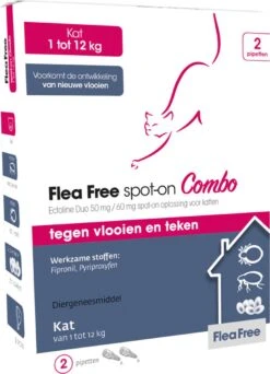 Flea Free Ectoline Duo Kat - Tegen Vlooien En Teken - 2 Pipetten 16 Flea Free Ectoline Duo Kat - Tegen Vlooien En Teken - 2 Pipetten -Katten Benodigdheden Winkel 866x1200 3