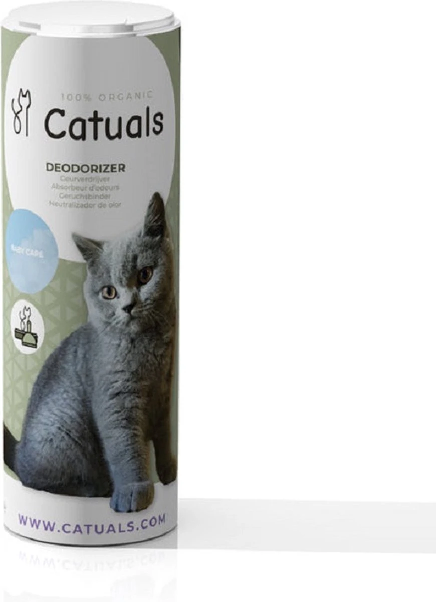 Catuals Kattenbakvulling Geurverdrijver - Neutraliseert Urinegeur Van Katten - Cotton Fresh - 1kg 3 Catuals Kattenbakvulling Geurverdrijver - Neutraliseert Urinegeur Van Katten - Cotton Fresh - 1kg