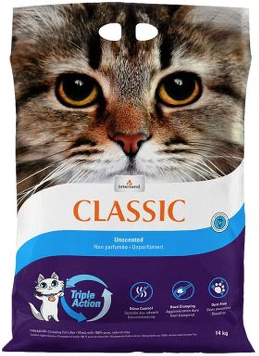 Intersand Extreme Classic Ongeparfumeerd Kattenbakvulling 14 Kg - Kat 3 Intersand Extreme Classic Ongeparfumeerd Kattenbakvulling 14 Kg - Kat