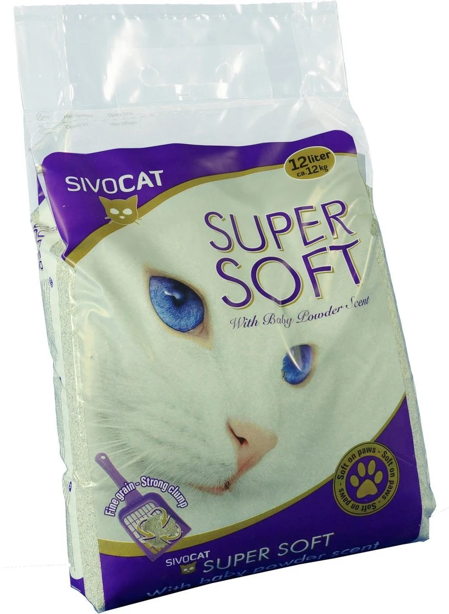 Sivocat Super Soft Kattenbakvulling - 12 L 3 Sivocat Super Soft Kattenbakvulling - 12 L