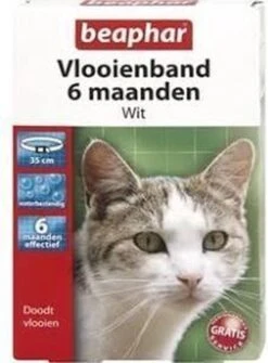 Beaphar Vlooienband - Wit - 1 Stuk -Katten Benodigdheden Winkel 884x1200