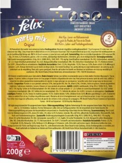 Felix Party Mix - Kattensnacks Original Mix - 5 X 200g -Katten Benodigdheden Winkel 896x1200 1