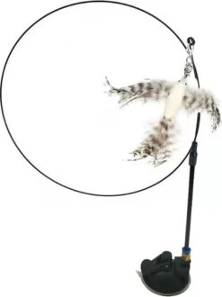 Kattenspeelgoed - Simulatie Vogel - Interactieve Grappige Kattenspeeltjes - Kattenhengel Met Zuignap + 4 Vogels + Een Kattenhengel GRATIS -Katten Benodigdheden Winkel 898x1200 4