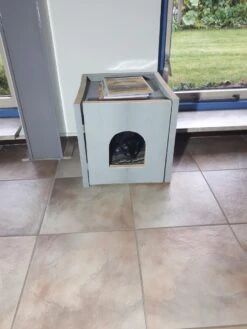 Bronneger Exclusive - Kattenhuis - XXL - Kattenbak Ombouw Kast - Kattenmand -Katten Benodigdheden Winkel 900x1200 19