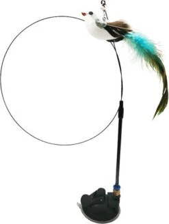 Kattenspeelgoed - Simulatie Vogel - Interactieve Grappige Kattenspeeltjes - Kattenhengel Met Zuignap + 4 Vogels + Een Kattenhengel GRATIS -Katten Benodigdheden Winkel 903x1200 2