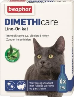 Beaphar DIMETHIcare Line On Kat - Vlooienbestrijding - 6 Pipetten 17 Beaphar DIMETHIcare Line On Kat - Vlooienbestrijding - 6 Pipetten -Katten Benodigdheden Winkel 912x1200 1