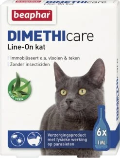Beaphar DIMETHIcare Line On Kat - Vlooienbestrijding - 6 Pipetten 13 Beaphar DIMETHIcare Line On Kat - Vlooienbestrijding - 6 Pipetten -Katten Benodigdheden Winkel 913x1200