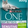Purina One Sensitive - Kalkoen/Rijst - Kattenvoer - 800 G 1 Purina One Sensitive - Kalkoen/Rijst - Kattenvoer - 800 G -Katten Benodigdheden Winkel 922x1200 1