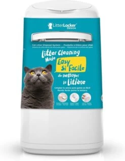LitterLocker Design Bin - Wit -Katten Benodigdheden Winkel 929x1200 1