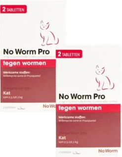 No Worm Pro Kat & Kitten - Anti Wormenmiddel - 2 X 2 Tab Vanaf 0.5 Kg Vanaf 6 Weken -Katten Benodigdheden Winkel 934x1200 4