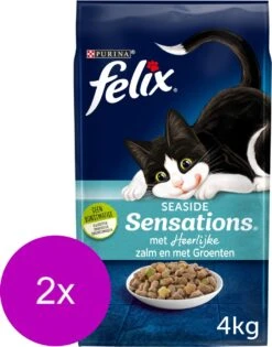 Felix Vis Sensations - Kattenvoer - 2 X 4 Kg -Katten Benodigdheden Winkel 940x1200