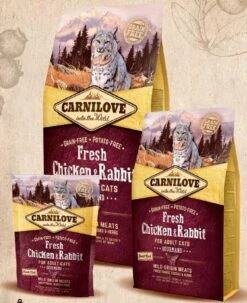 Carnilove Cat Grain Free Fresh Chicken & Rabbit 6 Kg - Kat -Katten Benodigdheden Winkel 979x1200