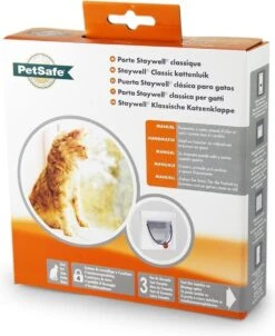 Petsafe 919 Classic - Wit - Kattenluik - 22,4 X 22,4 X 22,4 Cm -Katten Benodigdheden Winkel 980x1200