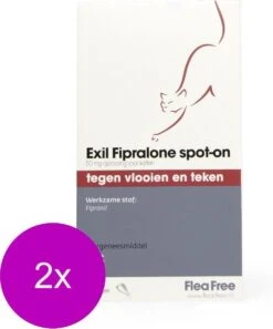 Flea Free Fipralone Spot-On Kat - Anti Vlooien En Tekenmiddel - 2 X 3 Pip 8 Flea Free Fipralone Spot-On Kat - Anti Vlooien En Tekenmiddel - 2 X 3 Pip -Katten Benodigdheden Winkel 997x1200